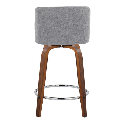 Majestic Office Furniture 24" Fixed-Height Counter Stool - Set of 2