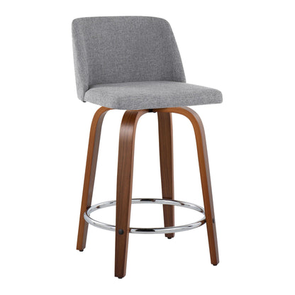 Majestic Office Furniture 24" Fixed-Height Counter Stool - Set of 2