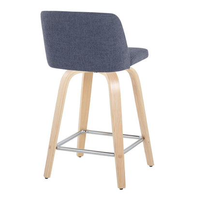 Majestic Office Furniture 24" Fixed-Height Counter Stool - Set of 2