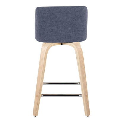 Majestic Office Furniture 24" Fixed-Height Counter Stool - Set of 2