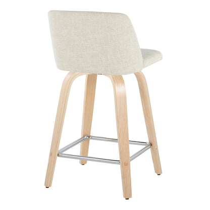 Majestic Office Furniture 24" Fixed-Height Counter Stool - Set of 2