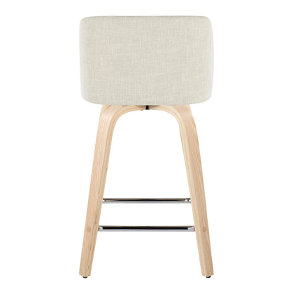 Majestic Office Furniture 24" Fixed-Height Counter Stool - Set of 2