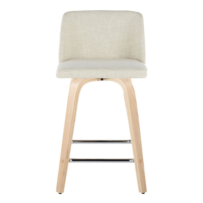 Majestic Office Furniture 24" Fixed-Height Counter Stool - Set of 2
