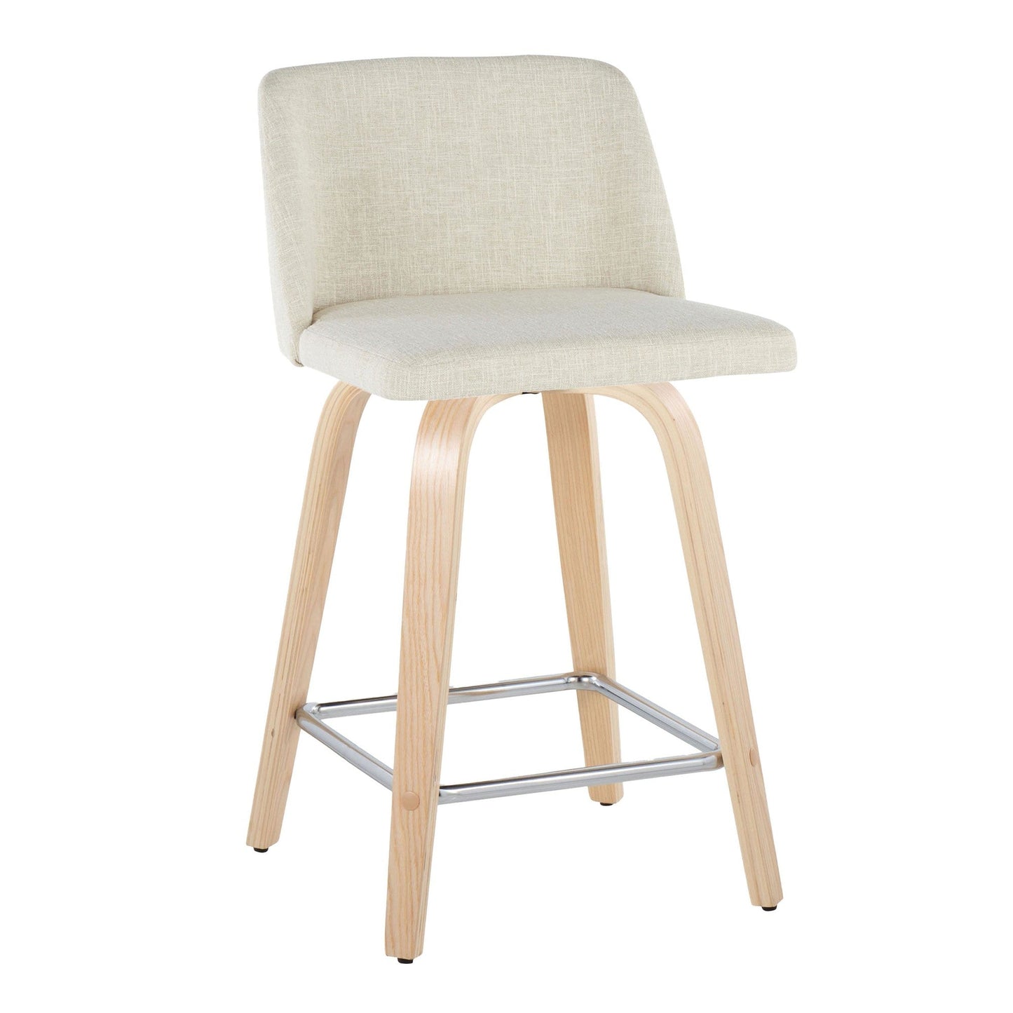 Majestic Office Furniture 24" Fixed-Height Counter Stool - Set of 2