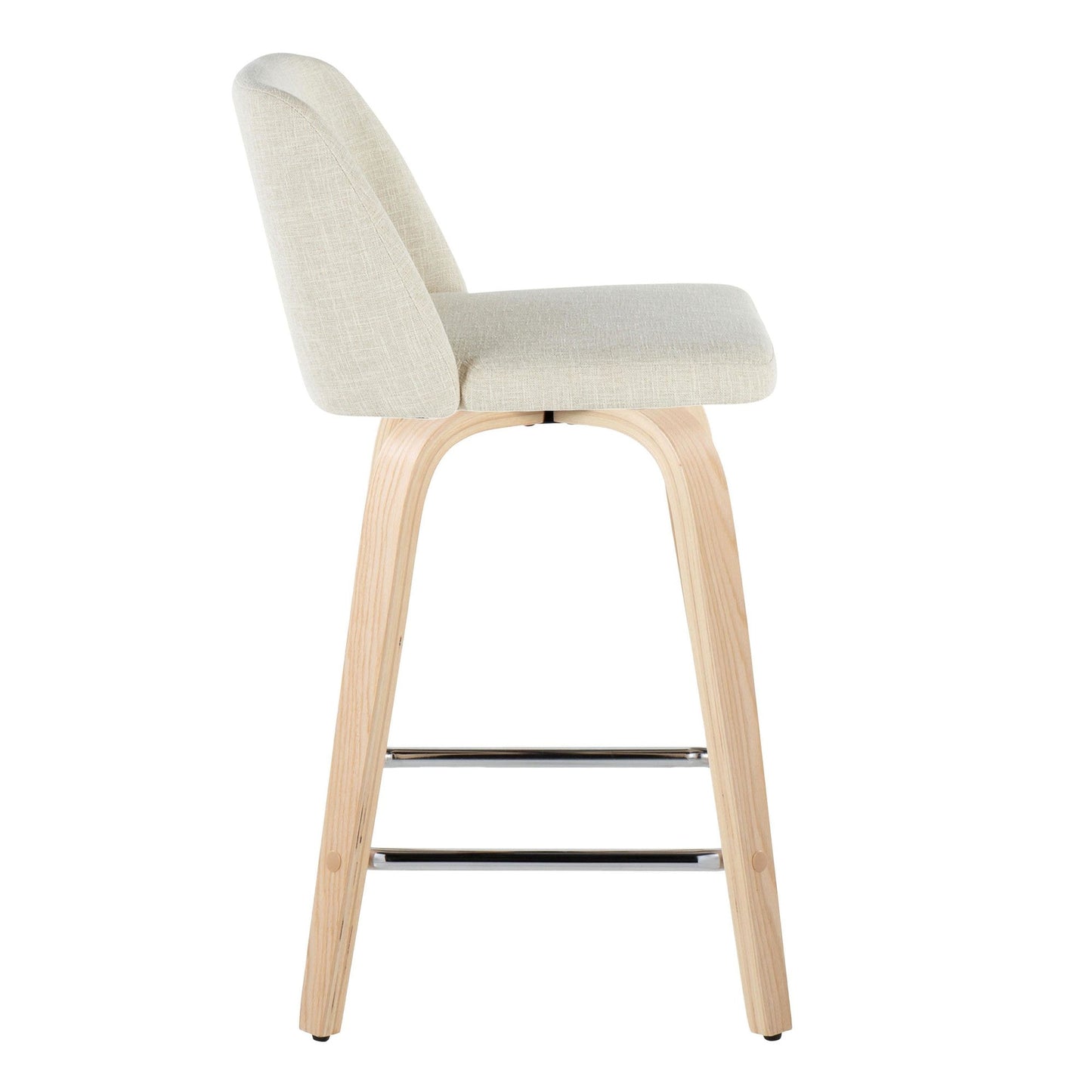 Majestic Office Furniture 24" Fixed-Height Counter Stool - Set of 2