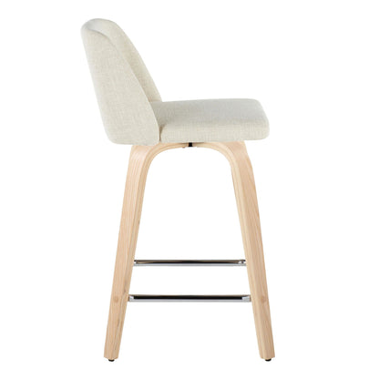 Majestic Office Furniture 24" Fixed-Height Counter Stool - Set of 2