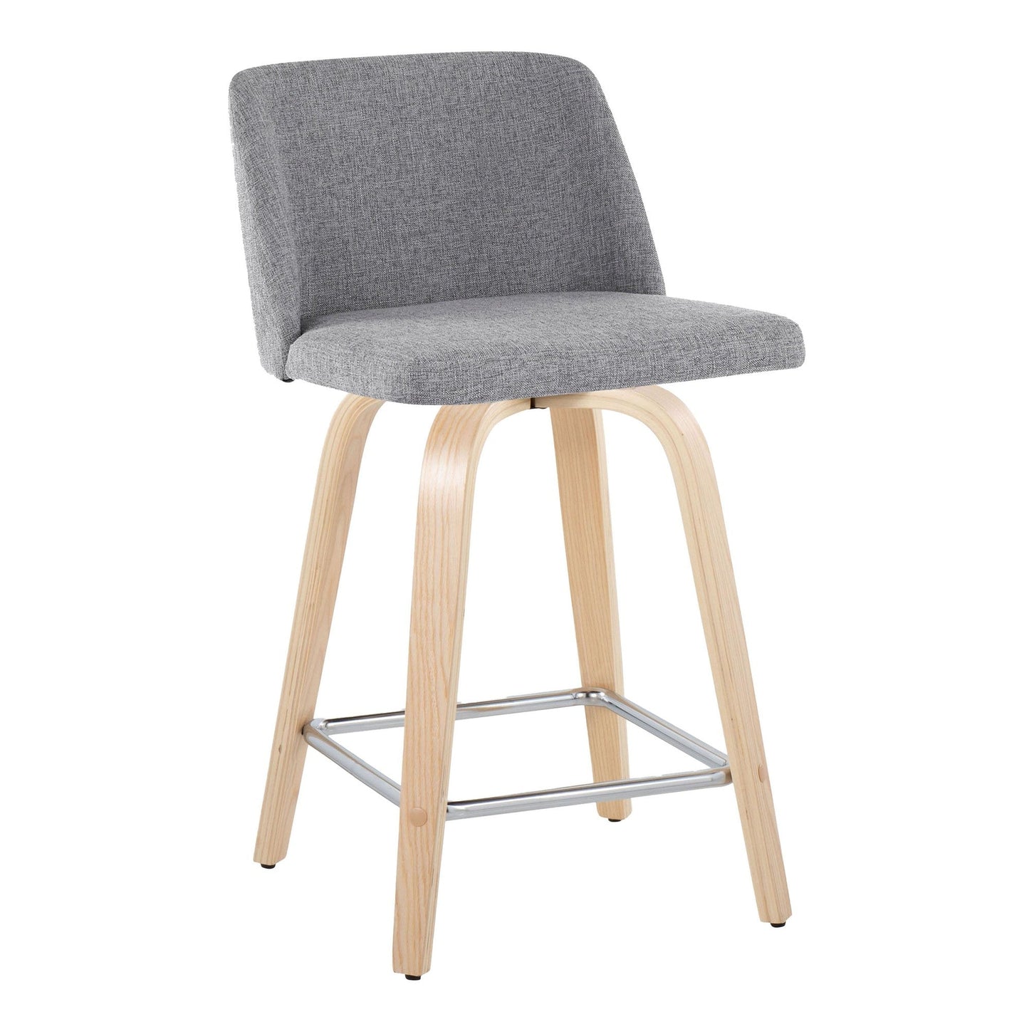 Majestic Office Furniture 24" Fixed-Height Counter Stool - Set of 2