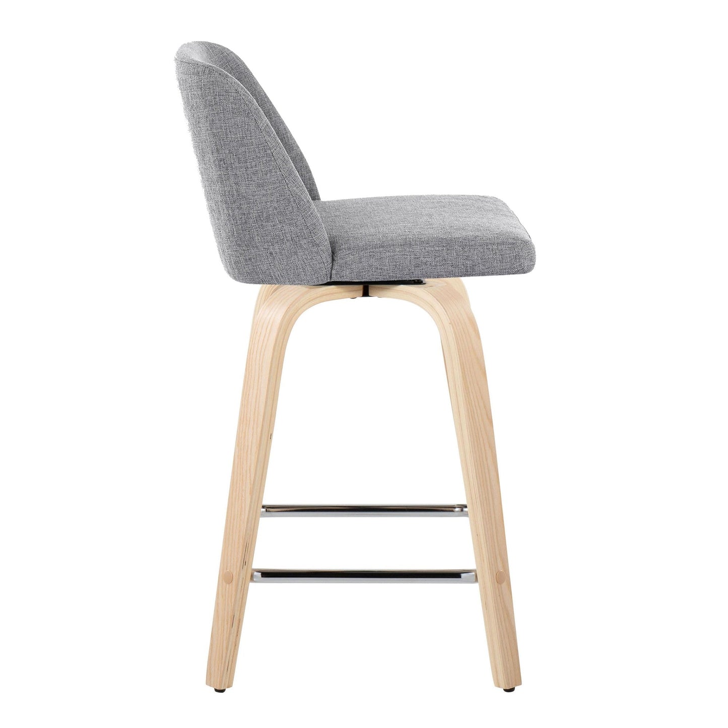 Majestic Office Furniture 24" Fixed-Height Counter Stool - Set of 2