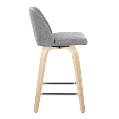 Majestic Office Furniture 24" Fixed-Height Counter Stool - Set of 2