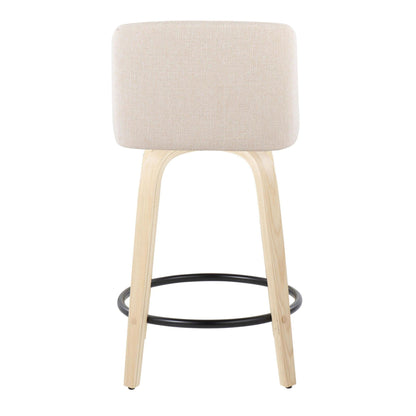 Majestic Office Furniture 24" Fixed-Height Counter Stool - Set of 2