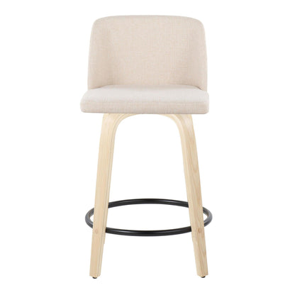 Majestic Office Furniture 24" Fixed-Height Counter Stool - Set of 2