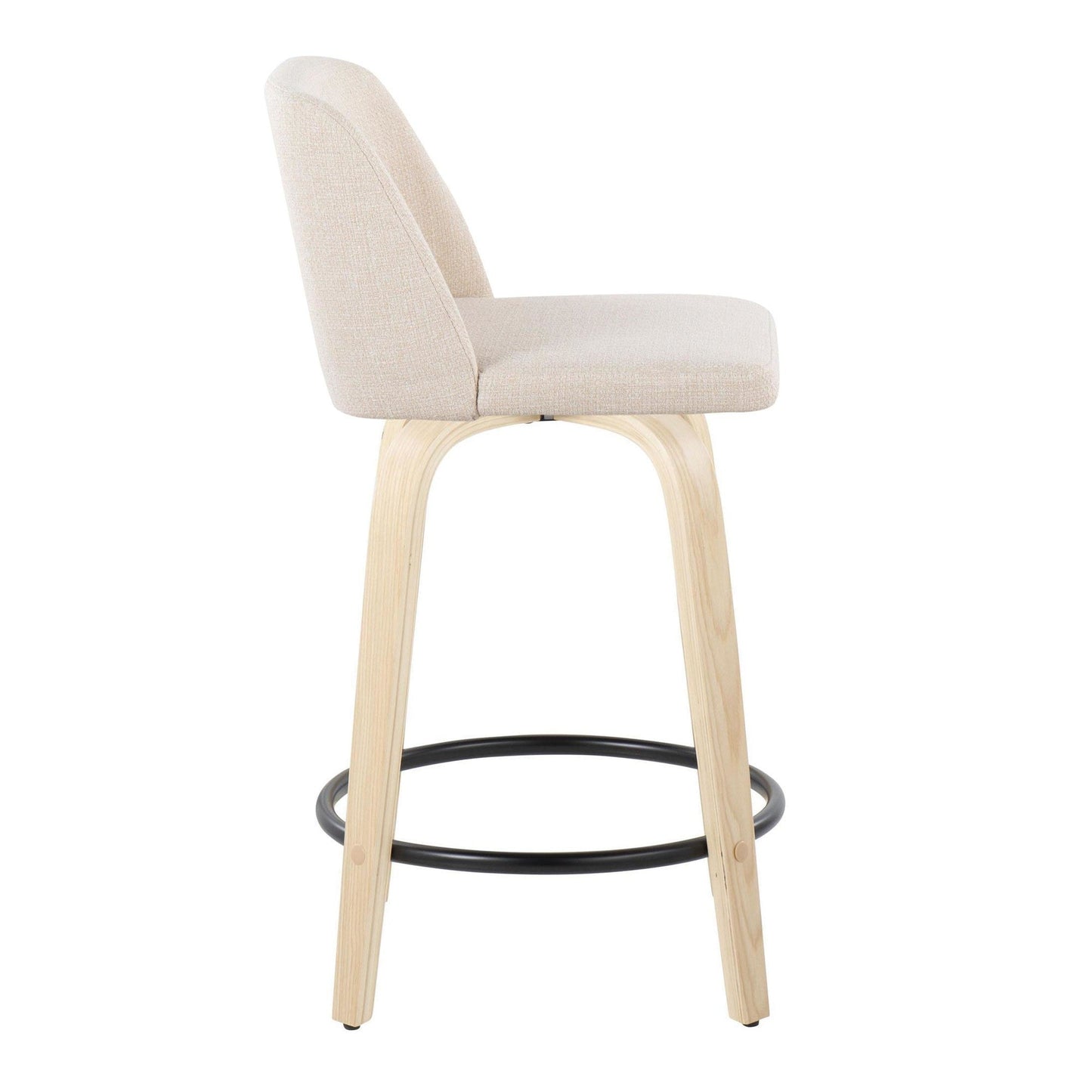 Majestic Office Furniture 24" Fixed-Height Counter Stool - Set of 2