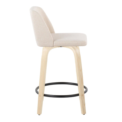 Majestic Office Furniture 24" Fixed-Height Counter Stool - Set of 2