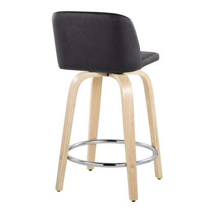 Majestic Office Furniture 24" Fixed-Height Counter Stool - Set of 2