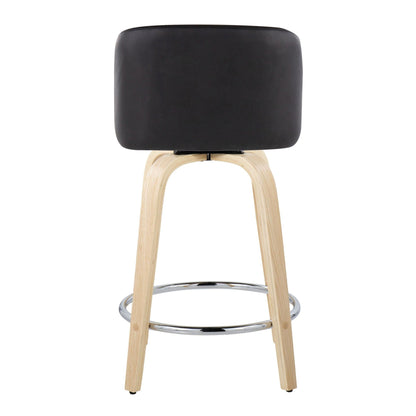 Majestic Office Furniture 24" Fixed-Height Counter Stool - Set of 2