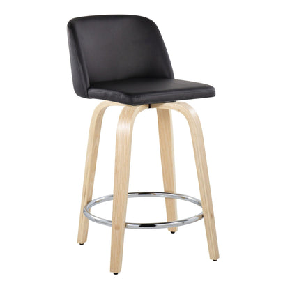 Majestic Office Furniture 24" Fixed-Height Counter Stool - Set of 2