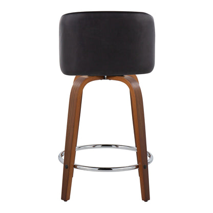 Majestic Office Furniture 24" Fixed-Height Counter Stool - Set of 2