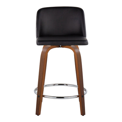 Majestic Office Furniture 24" Fixed-Height Counter Stool - Set of 2