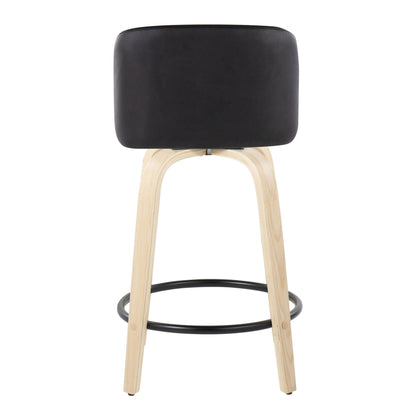 Majestic Office Furniture 24" Fixed-Height Counter Stool - Set of 2