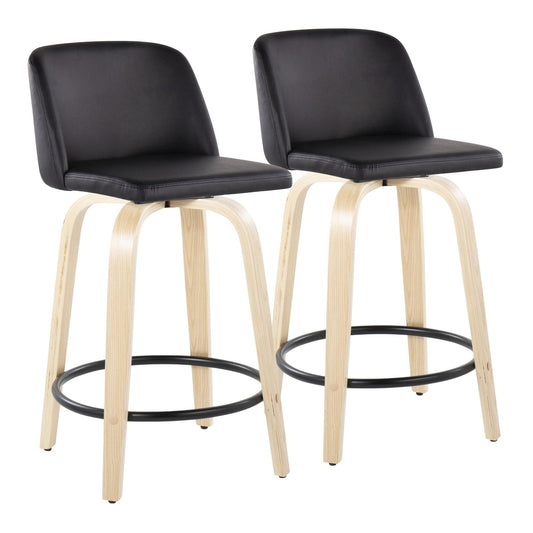 Majestic Office Furniture 24" Fixed-Height Counter Stool - Set of 2