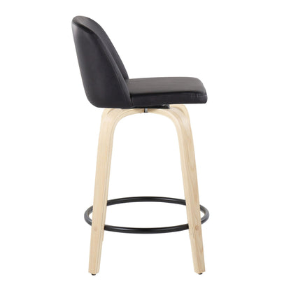 Majestic Office Furniture 24" Fixed-Height Counter Stool - Set of 2