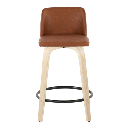 Majestic Office Furniture 24" Fixed-Height Counter Stool - Set of 2