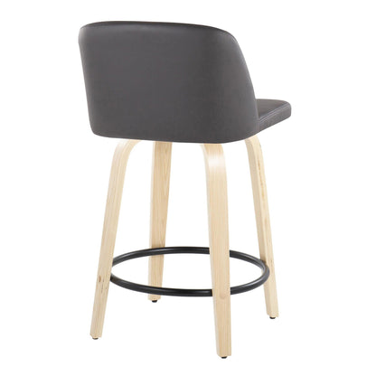 Majestic Office Furniture 24" Fixed-Height Counter Stool - Set of 2