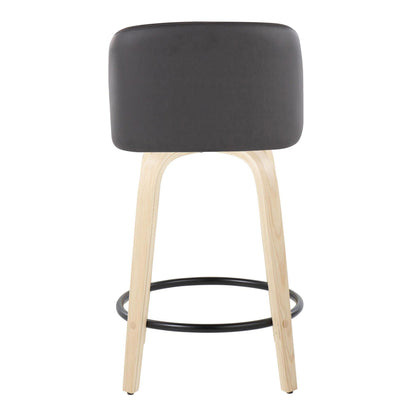 Majestic Office Furniture 24" Fixed-Height Counter Stool - Set of 2