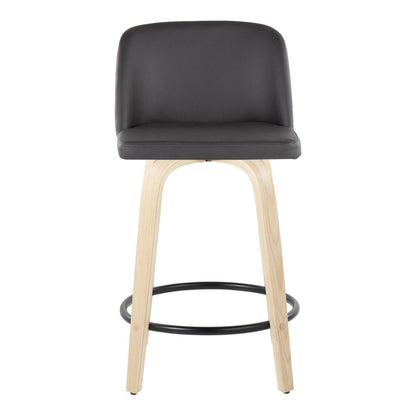Majestic Office Furniture 24" Fixed-Height Counter Stool - Set of 2