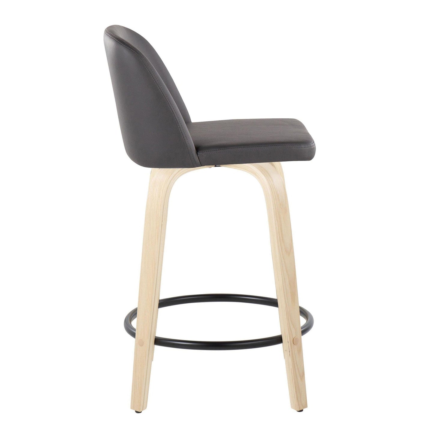 Majestic Office Furniture 24" Fixed-Height Counter Stool - Set of 2