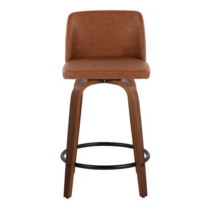 Majestic Office Furniture 24" Fixed-Height Counter Stool - Set of 2