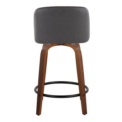 Majestic Office Furniture 24" Fixed-Height Counter Stool - Set of 2