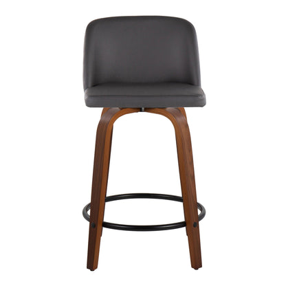 Majestic Office Furniture 24" Fixed-Height Counter Stool - Set of 2