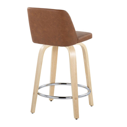 Majestic Office Furniture 24" Fixed-Height Counter Stool - Set of 2