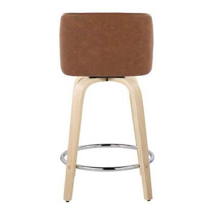 Majestic Office Furniture 24" Fixed-Height Counter Stool - Set of 2