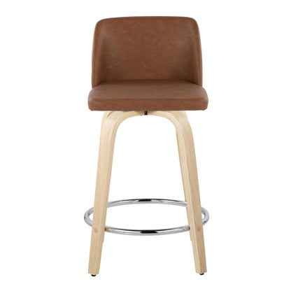 Majestic Office Furniture 24" Fixed-Height Counter Stool - Set of 2