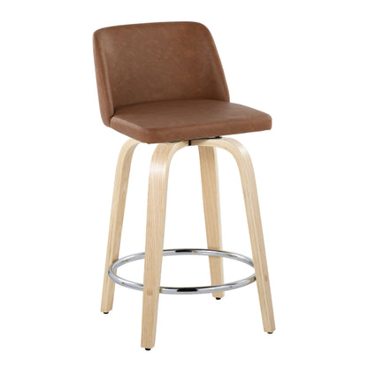 Majestic Office Furniture 24" Fixed-Height Counter Stool - Set of 2