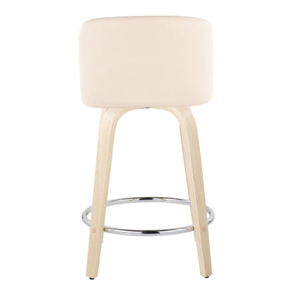 Majestic Office Furniture 24" Fixed-Height Counter Stool - Set of 2