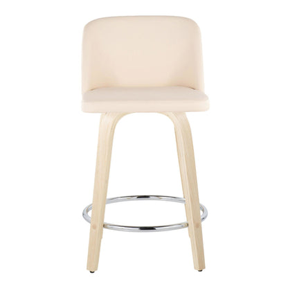 Majestic Office Furniture 24" Fixed-Height Counter Stool - Set of 2
