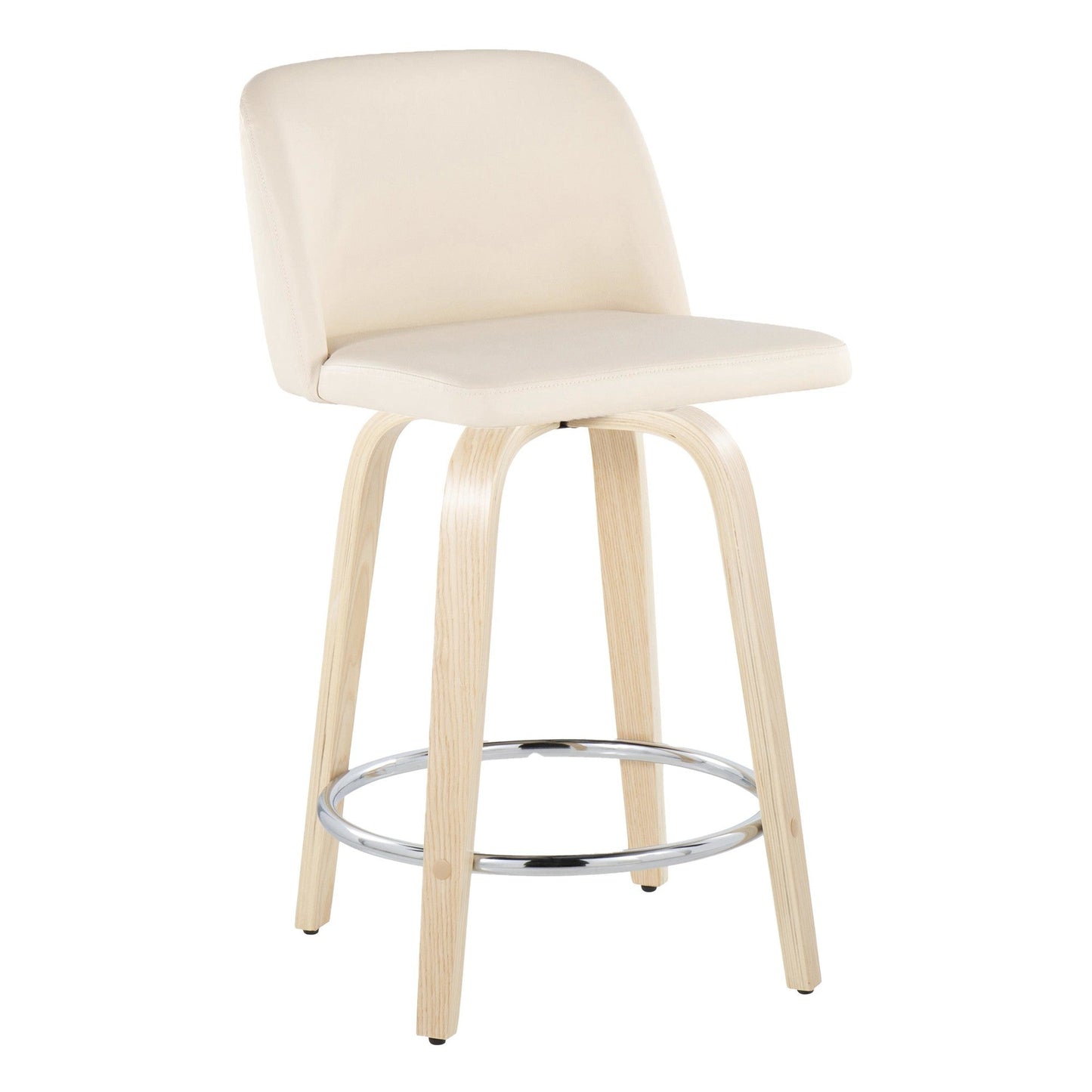 Majestic Office Furniture 24" Fixed-Height Counter Stool - Set of 2