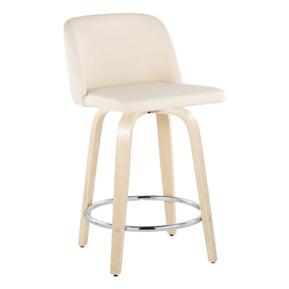 Majestic Office Furniture 24" Fixed-Height Counter Stool - Set of 2