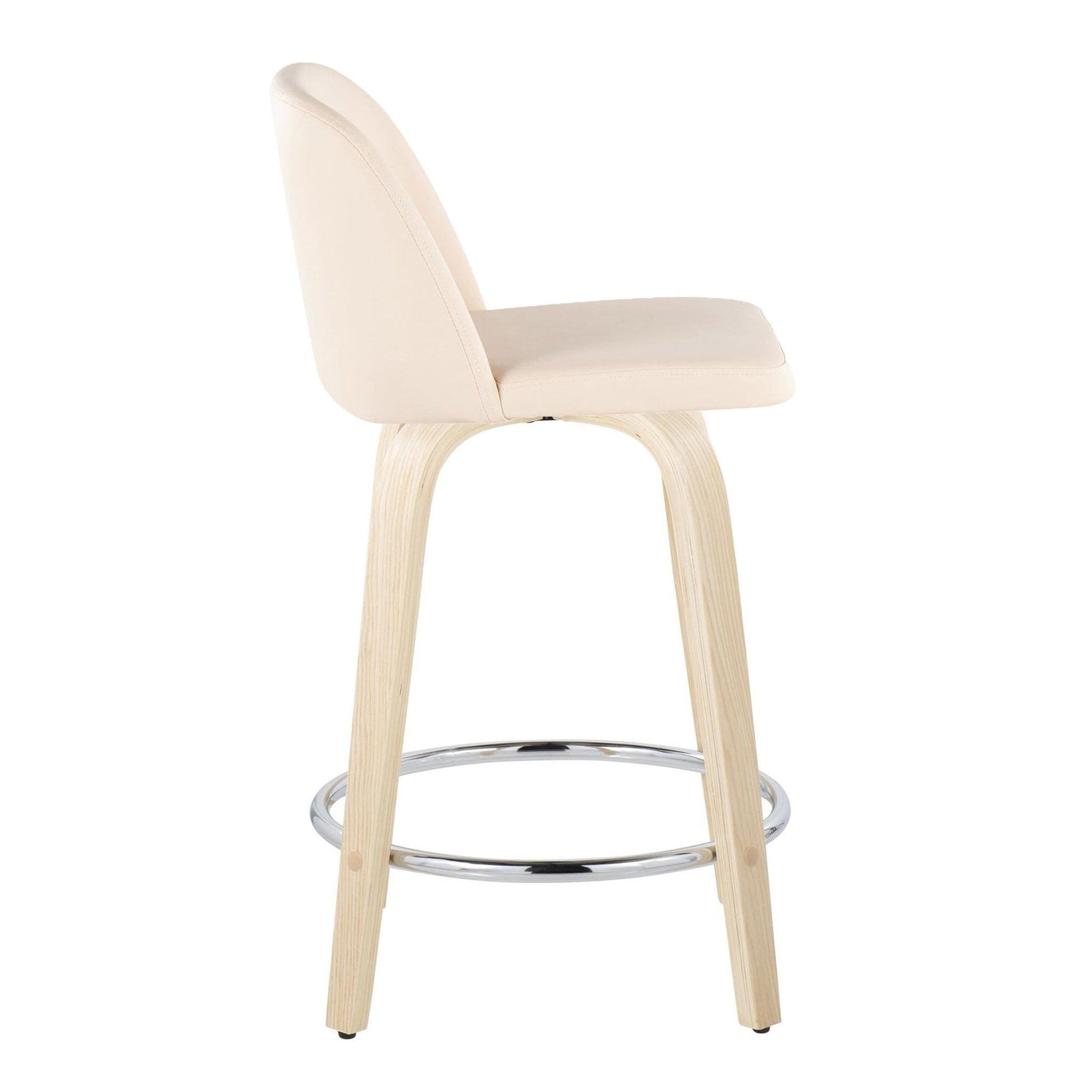 Majestic Office Furniture 24" Fixed-Height Counter Stool - Set of 2