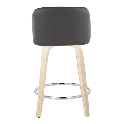 Majestic Office Furniture 24" Fixed-Height Counter Stool - Set of 2
