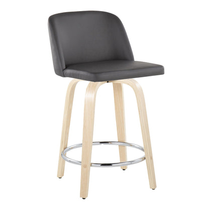 Majestic Office Furniture 24" Fixed-Height Counter Stool - Set of 2