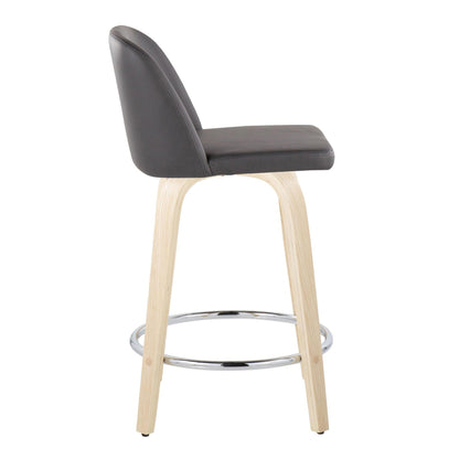 Majestic Office Furniture 24" Fixed-Height Counter Stool - Set of 2