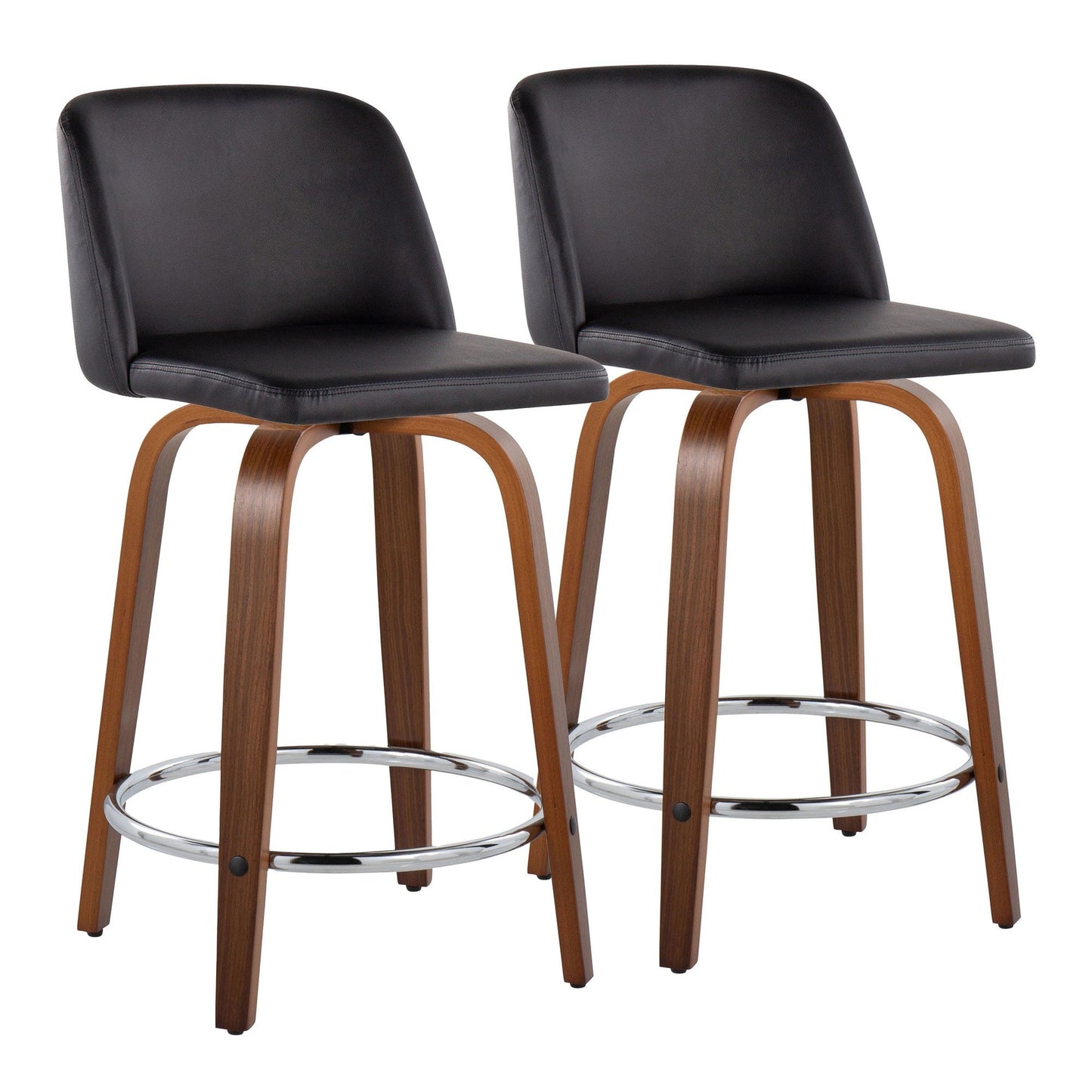 Majestic Office Furniture 24" Fixed-Height Counter Stool - Set of 2