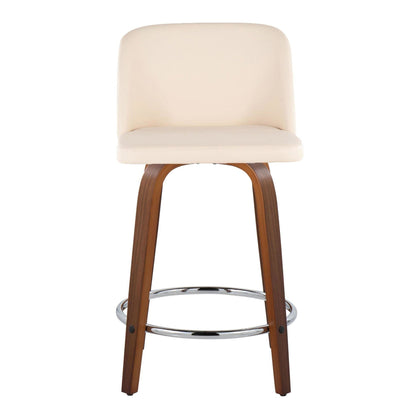 Majestic Office Furniture 24" Fixed-Height Counter Stool - Set of 2