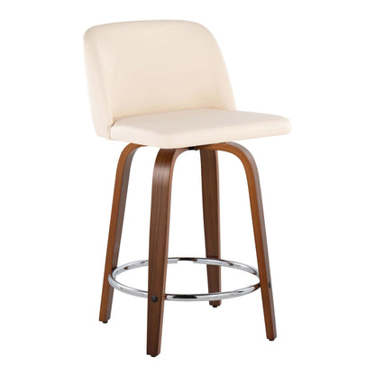 Majestic Office Furniture 24" Fixed-Height Counter Stool - Set of 2