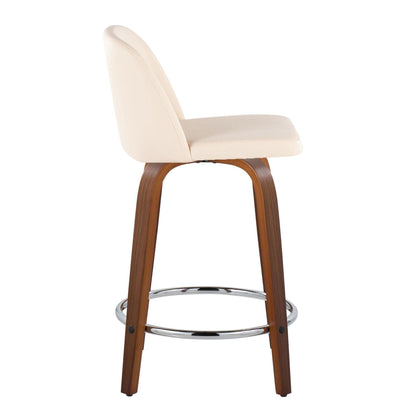 Majestic Office Furniture 24" Fixed-Height Counter Stool - Set of 2