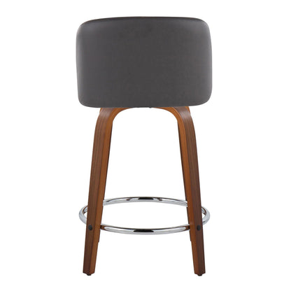 Majestic Office Furniture 24" Fixed-Height Counter Stool - Set of 2